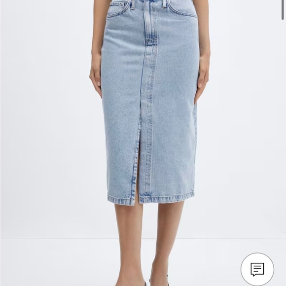 BNWT mango s midi jean skirt - Picture 3 of 6